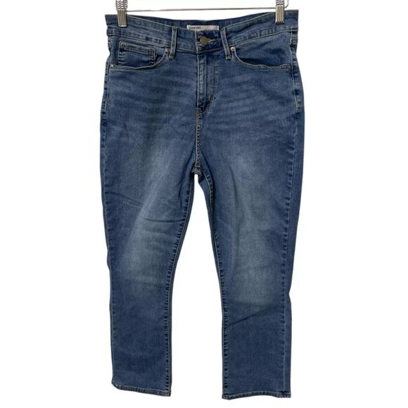 LEVI'S Signature Gold Women's Mid Rise Capri Jeans Size 10 (actual 30"x24") - Picture 2 of 12